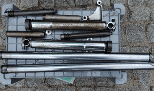 Lot de deux bras de fourche complets