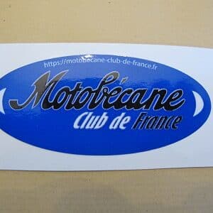 Autocollant MCF bleu