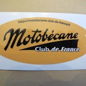 Autocollant MCF jaune