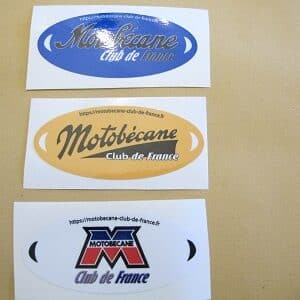 Jeu de 3 autocollants MCF