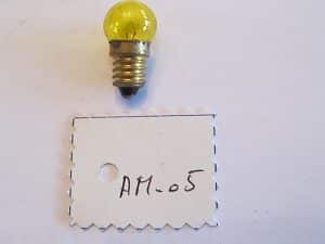 Ampoule jaune 6V 0.5 A