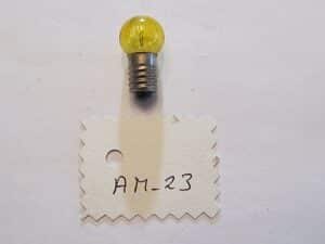Ampoule à vis jaune 6V 2.4 W