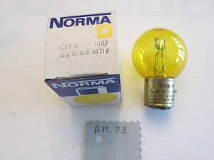 Ampoule jaune 12V 36/45 W