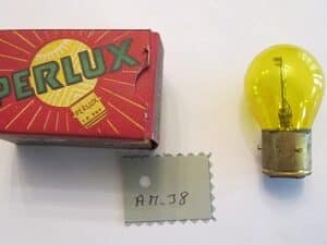 Ampoule jaune 12V 18/18 W