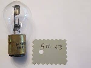 Ampoule blanche 6V 15/15 W