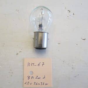 Ampoule blanche 12 V, 36x36 W