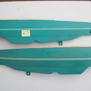 Jeu de carters latéraux verts