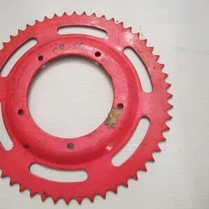 Couronne 56 dents Rose Fluo