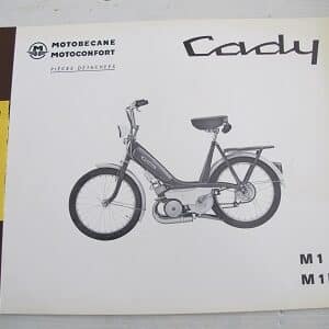 Catalogue Pièces Cady M1, M1PR