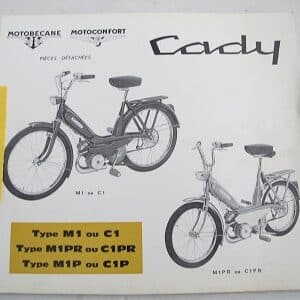 Catalogue Pièces Cady M1, M1PR