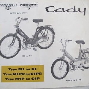 Catalogue Pièces Cady M1, M1PR