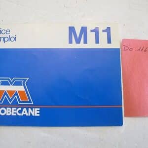 Notice d' emploi M 11