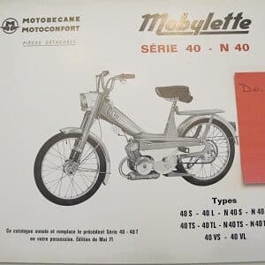 Catalogue pièces Série 40, N40