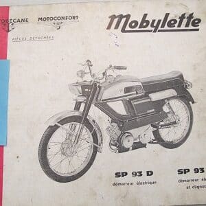 Catalogue Pièces SP 93 D, DL