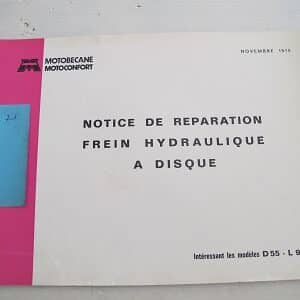 Notice réparation frein Shimano