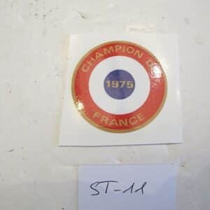 Vignette "Champion de France 1975"