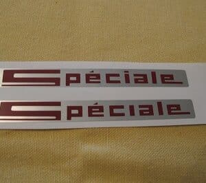Paire d' autocollants "Spéciale"