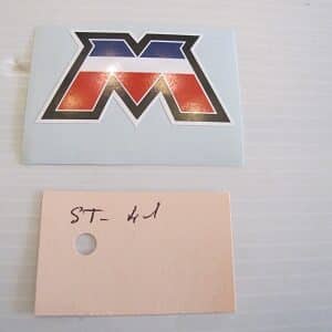 M tricolore 50 x 30 mm
