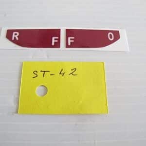 Autocollant Robinet bordeaux