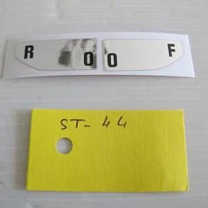 Autocollant Robinet ROOF chromé
