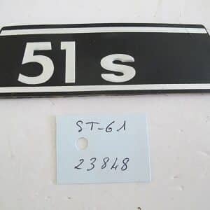 Monogramme "51 S" 23848