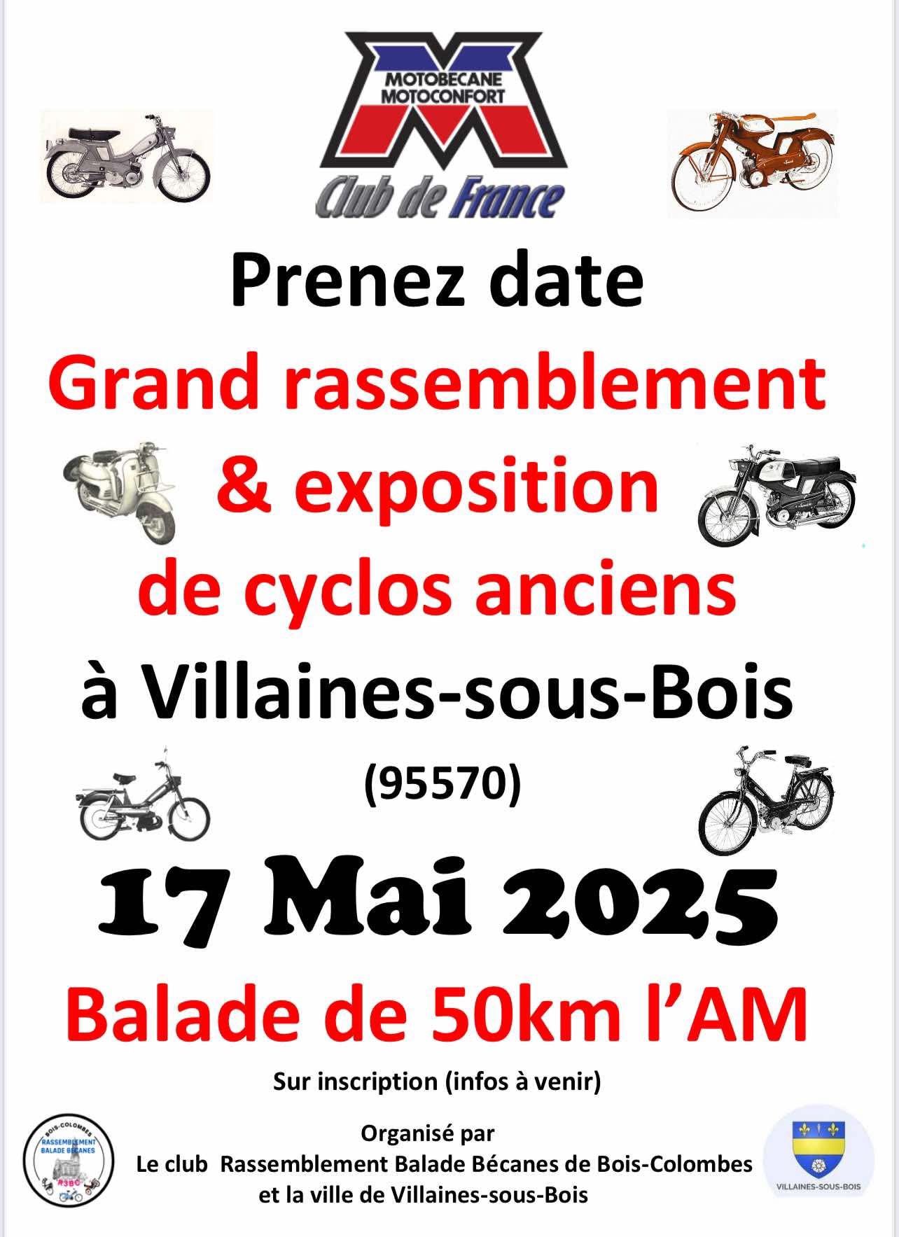 Grand rassemblement & exposition de cyclos anciens