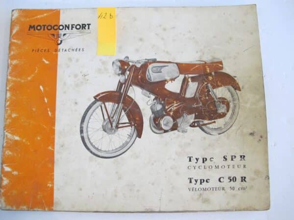 Liste des pièces détachées SPR, C 50 R